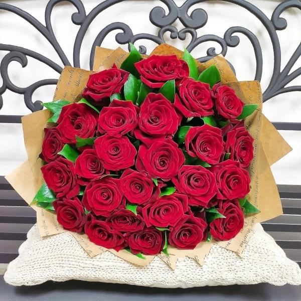 25 красных роз (артикул: 236925)
